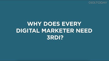 Why does every digital marketer need 3rdi, to improve their digital performance.