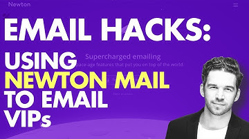 Email HACKS (Using Newton Mail to Follow Up with VIPs)