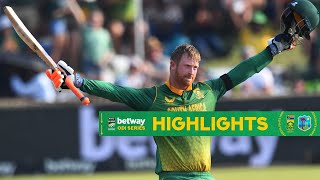 Proteas vs West Indies | 3rd ODI Highlights | 18 March 2023 | JB Marks Oval, Potchefstroom screenshot 5