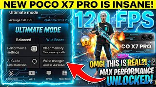 POCO X7 PRO: Finally I Got 120 FPS in FREE FIRE MAX screenshot 3