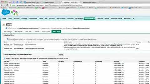 Geopointe Post Install Steps - Schedule Jobs