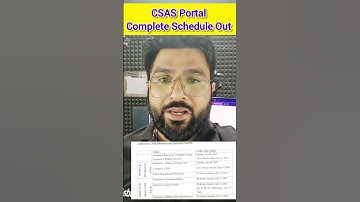 Delhi University CSAS Portal Update 🔥#shorts