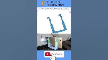 Autodesk Fusion 360 | 3D Modeling | Custom Phone stand for TriPod | #shorts