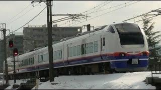 快速おはよう信越 E653系H204編成 信越本線 直江津→新潟