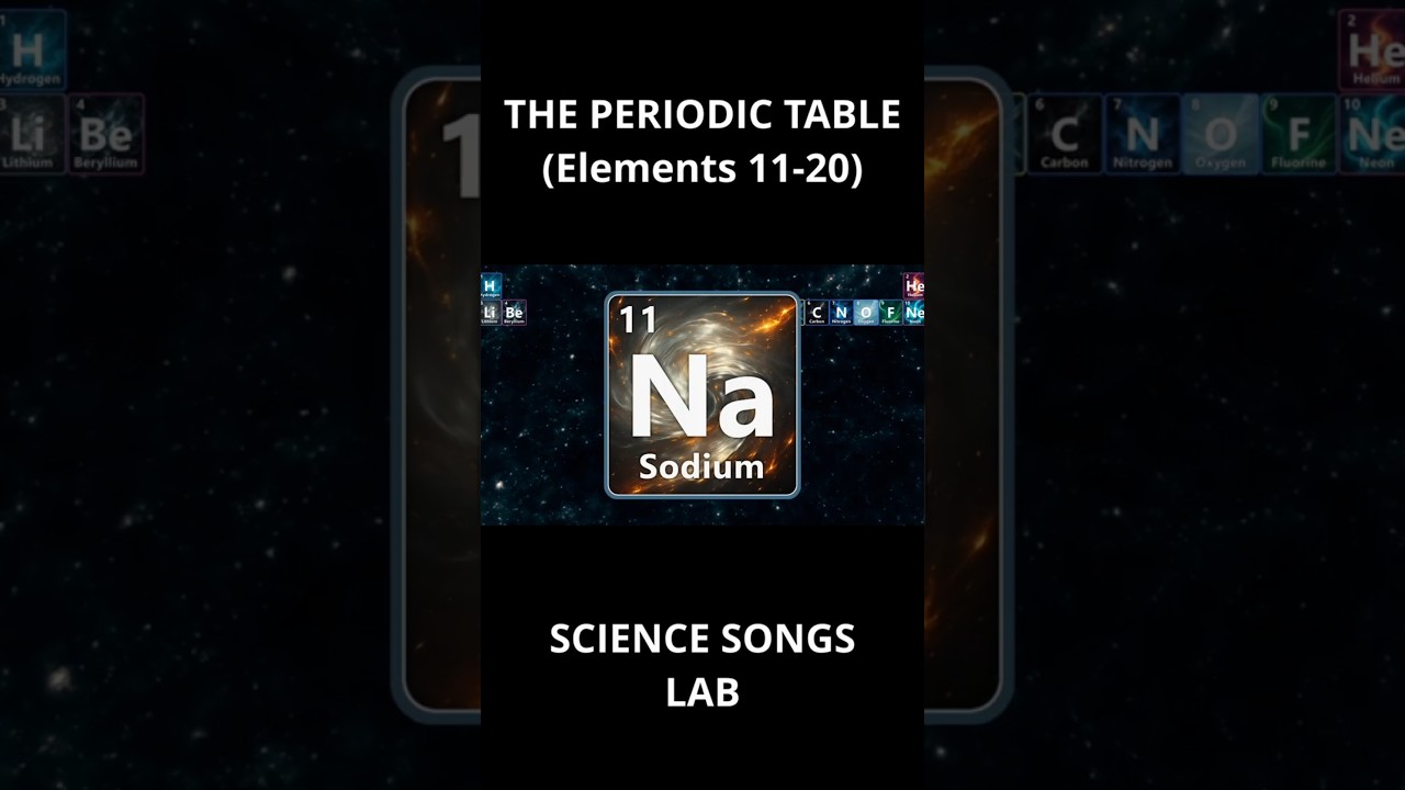 THE PERIODIC TABLE Rap Song | Elements 11 to 20 | 
