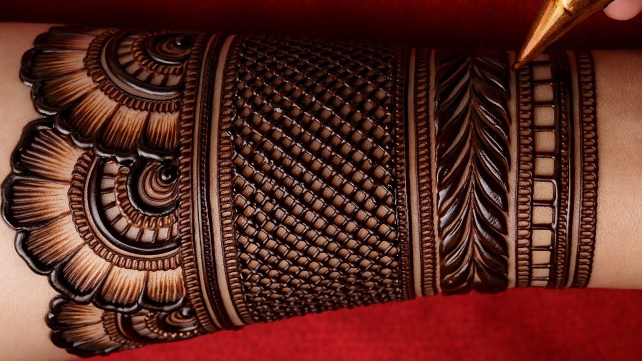 Very Very Easy Very Beautiful Bridal Mehndi Design||Mehndi Design For Front Hand||Mehndi Ki Designs