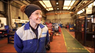 Electro Mechanical Technician Rebecca Hayes talks about her apprenticeship experience with InComm
