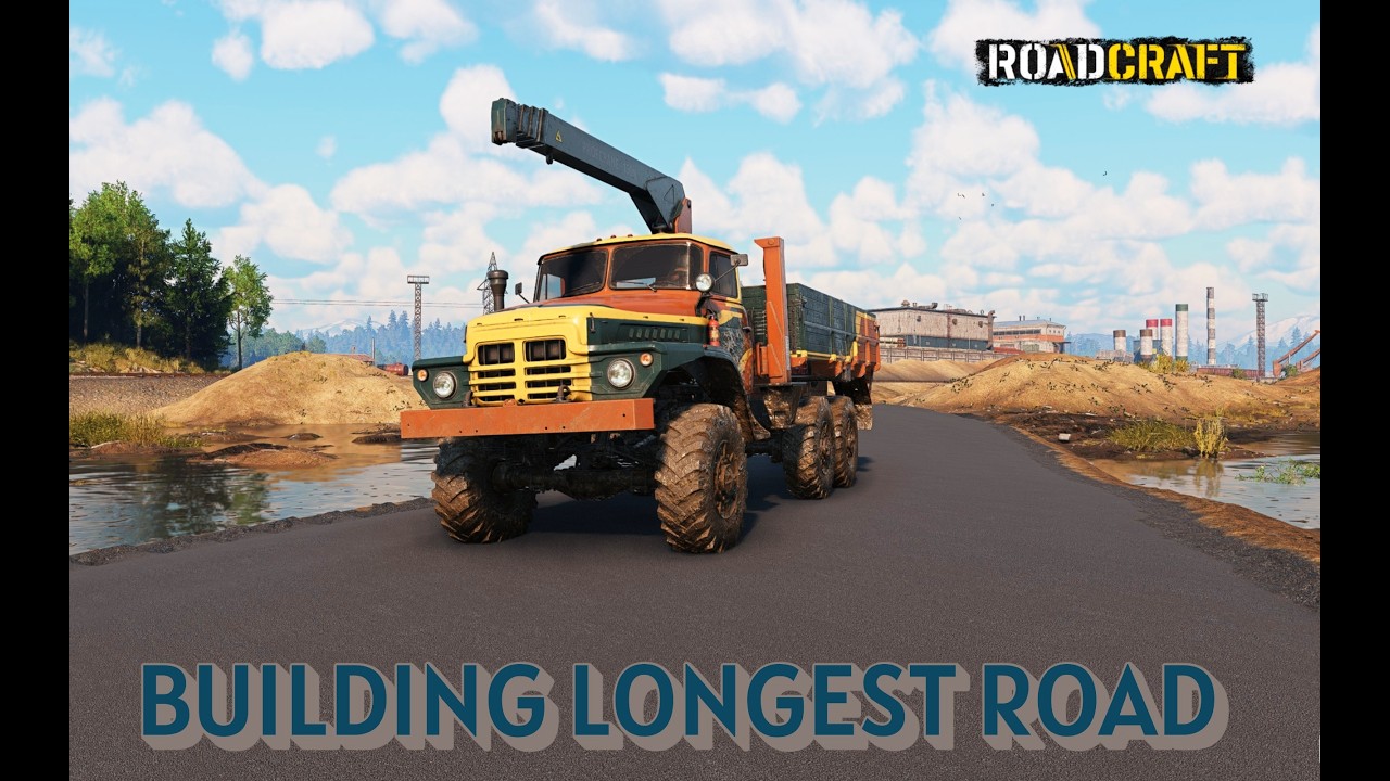 ROADCRAFT: Building the LONGEST Road Ever! Massive Construction Project