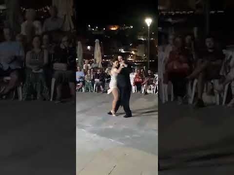 Guillermo Torrens y Maria Maragaki dancing Este es el Rey at Sitia, Crete 2026