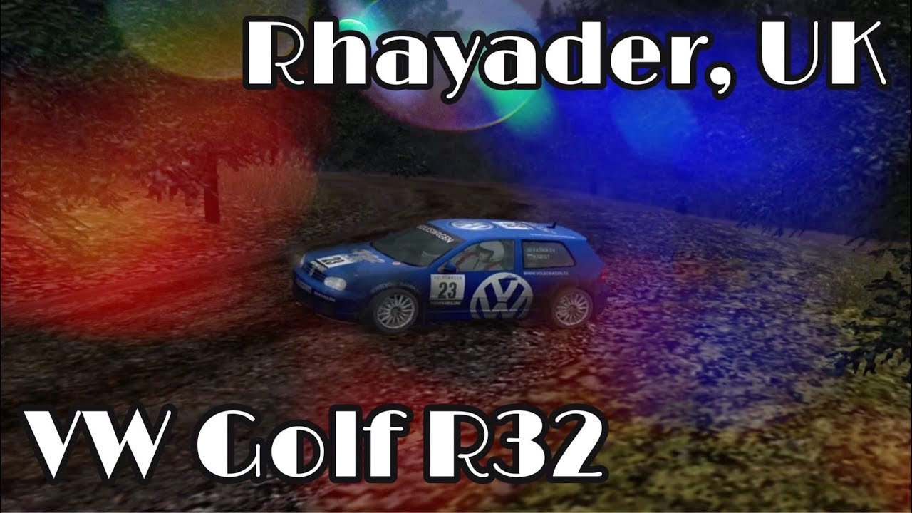 Rhayader, UK - VW Golf R32 / Colin McRae Rally 2005 - YouTube