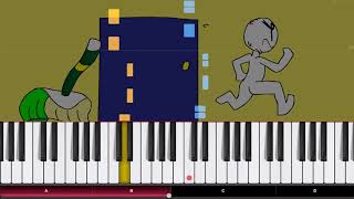 Baldi's Basics - Sweeping Time (YoruShika) - EASY Piano Tutorial screenshot 4