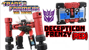 Transformers Studio Series 86 Core Class Decepticon Frenzy (RED) Review - the transformers the movie