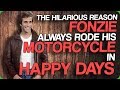 The Hilarious Reason Fonzie Always Rode His Motorcycle In Happy Days