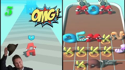 MERGE ALPHABET LORE,Run - Max Level 5,UNLOCK ALL MOST OF X