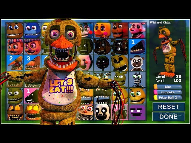 Withered Chica, FNAF World Animatronic Bios