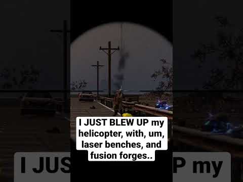 Helicopter Abuse - Darkness Falls #7daystodie #darknessfalls #shorts
