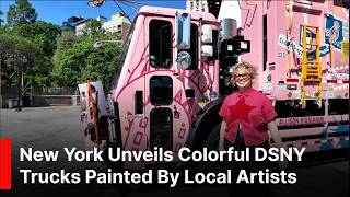 UNSEEN: NYC Garbage Trucks Become Giant Moving Murals in Stunning ‘Trucks of Art’ Reveal screenshot 5