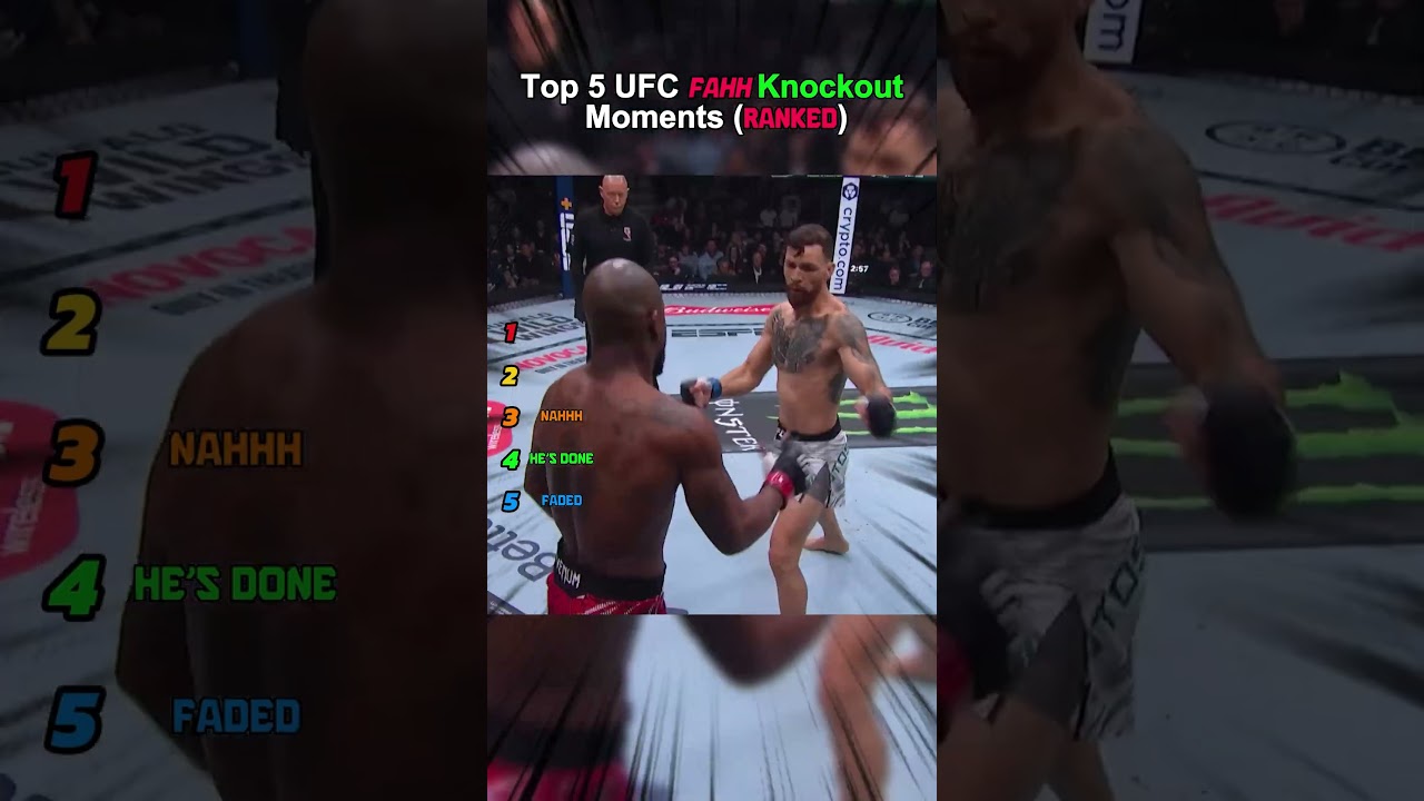 Top 5 UFC FAHH Knockout Moments 