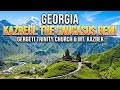 KAZBEGI, GEORGIA | Caucasus Gem| Gergeti Trinity Church the Best View in the World|