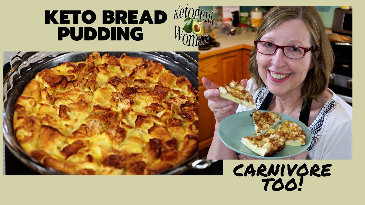 Keto Bread Pudding Using PSMF Bread Carnivore Friendly Egg White