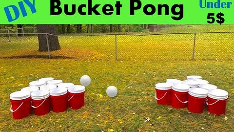 How to build Giant Beer Pong--BUCKET PONG