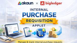 Purchase Requisition Applet & Purchase Order Workflow in BigLedger (Step-by-Step Guide)