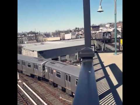 R143 #8173-8176 entering ENY Yard