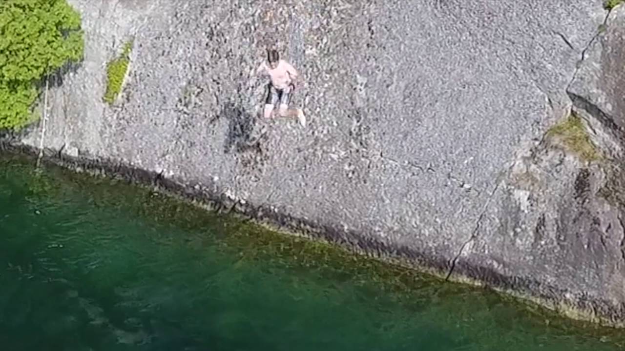 Lake 30' Rock Jumping YouTube