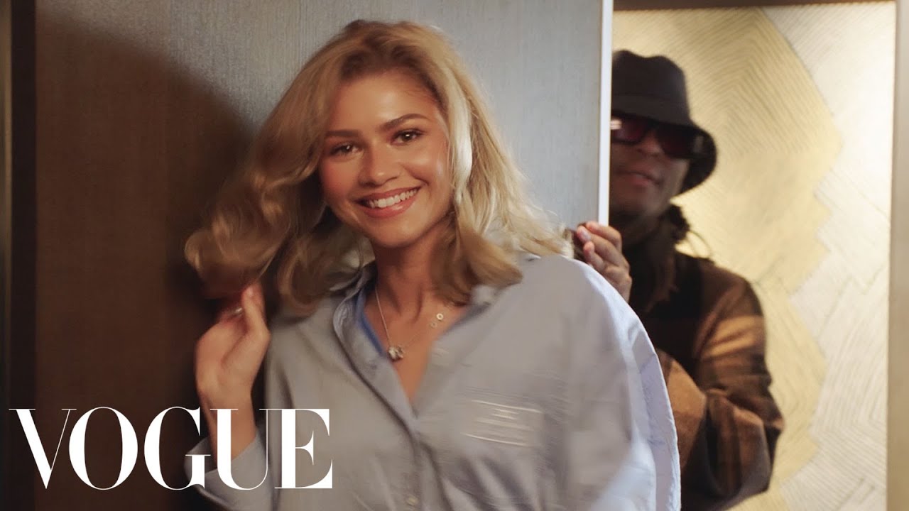 Zendaya Gets Ready for the Challengers Premiere  Vogue