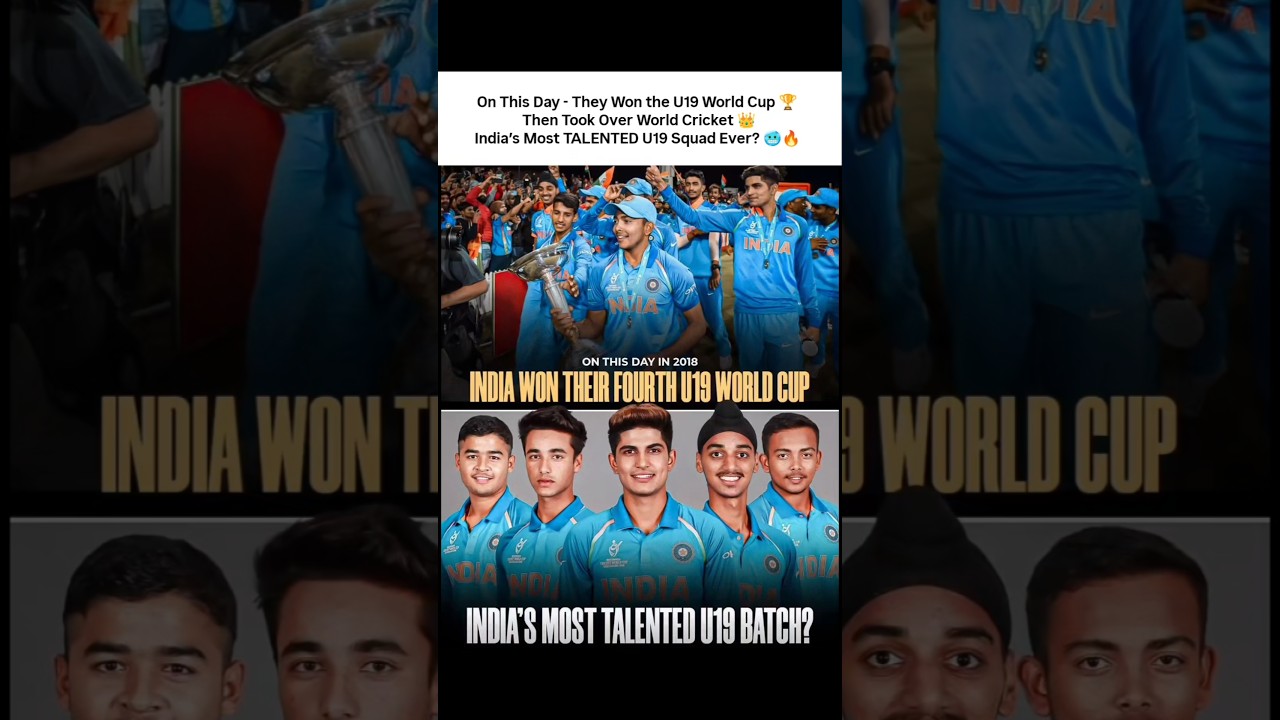 This U19 Team Created INDIA’S FUTURE STARS 🌟😱 