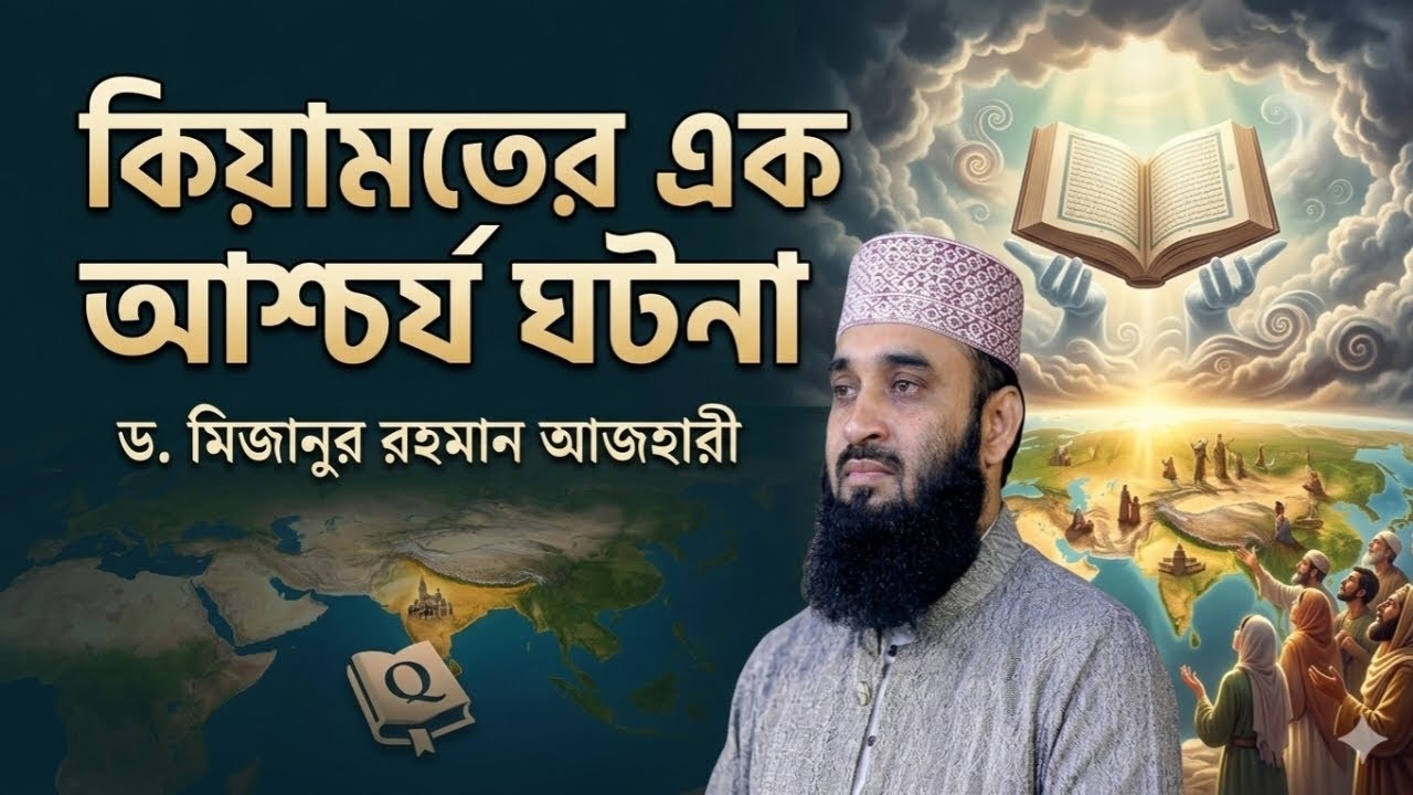 কিয়ামতের আশ্চর্য এক ঘটনা। শুনলে আপনার মন জুড়িয়ে যাবে। মিজানুর রহমান আজহারী। azhari 2026