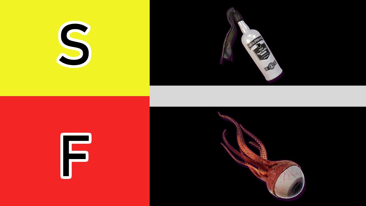 Weapon Tier List - Video Horror Society