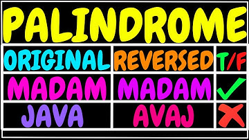 Palindrome string program in java | ICSE X | class 10 | Semester 2 | computer applications