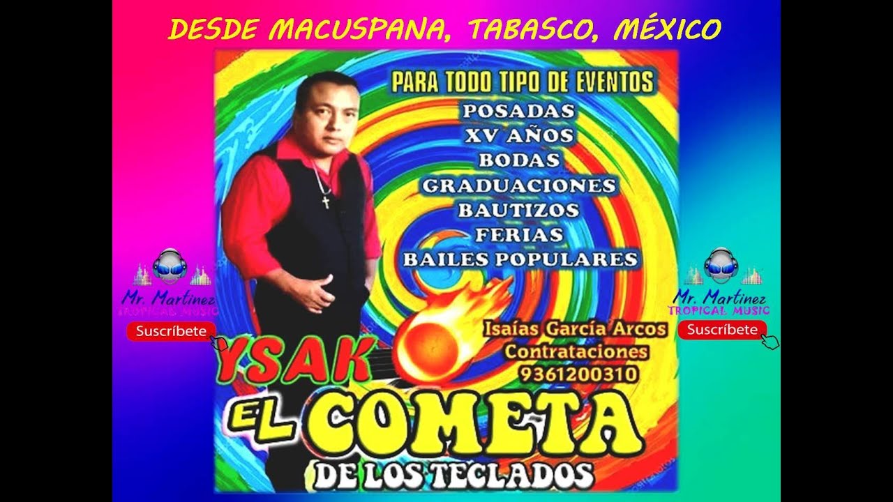 MIX CUMBIAS BAILABLES 2021 💃🏻🕺🏽 EN VIVO YSAK EL COMETA DE LOS