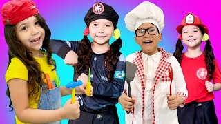 Jobs Song For Kids The Police Man Kids Songs And Nursery Rhymes