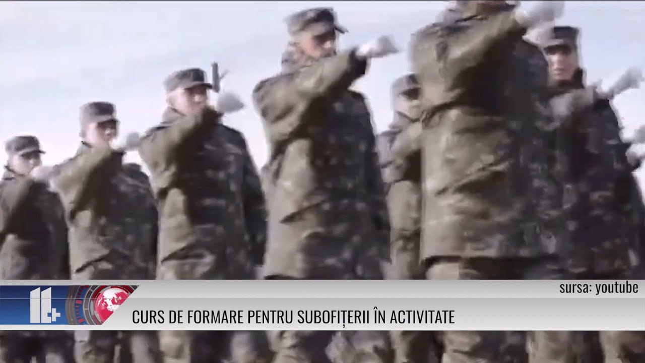 Curs de formare pentru subofițerii în activitate