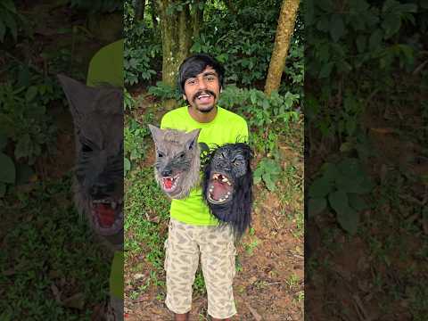 Gorilla Mask vs Wolf Mask – Hilarious Twist! 😱🤣