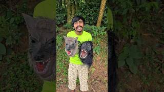 Gorilla Mask vs Wolf Mask – Hilarious Twist! 😱🤣
