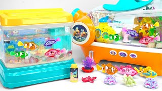 Satisfying Unboxing Zuru Robo A Aquarium  Robo Nemo Fish Playset Asmr