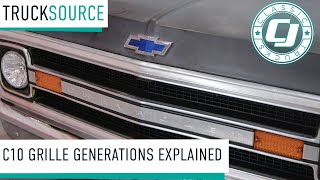 How To Identify The Year Of A Chevy C10 67-72 C10 Grille Differences