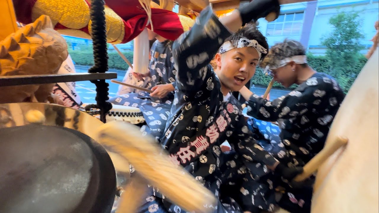 大阪市内のだんじり祭り　今津地車夏祭り2023/7/15.16 だんじり囃子　㊗️御花御礼