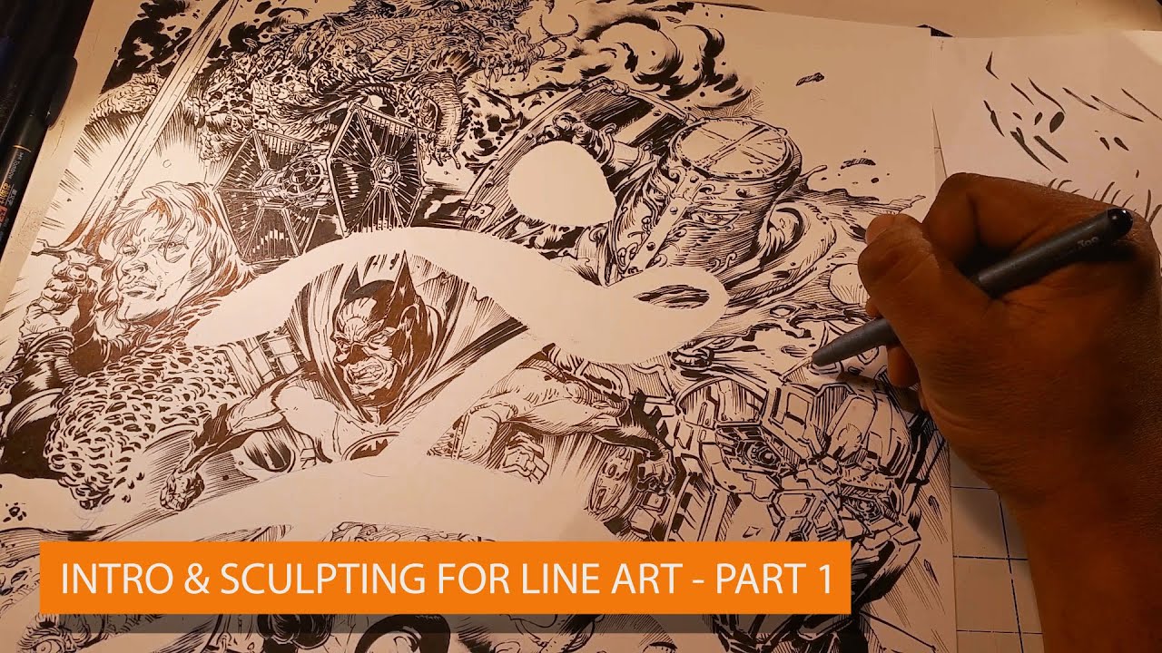Tony Leonard: Intro & Sculpting for Line Art - Part 1