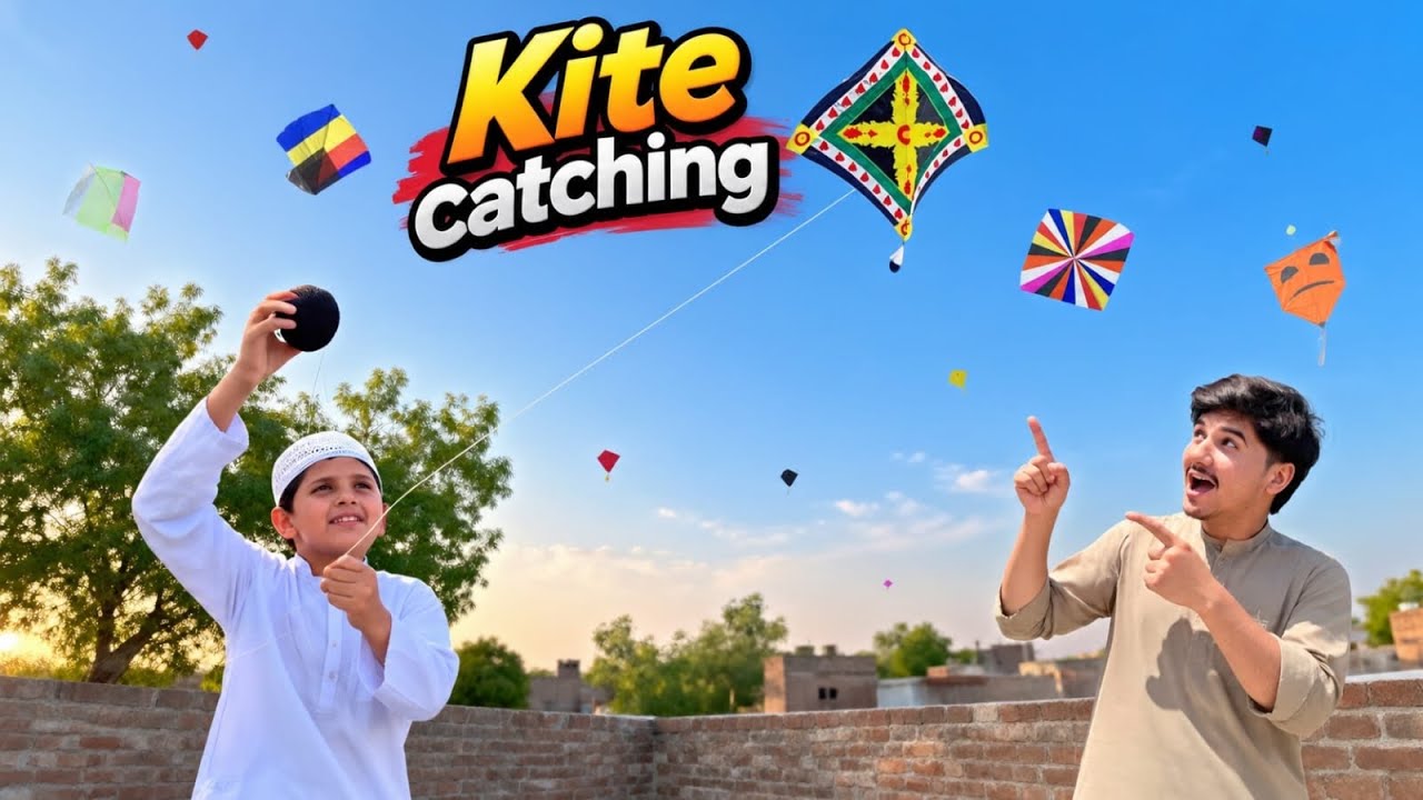 Kite catching from rooftop😍 || Kite season full on🥵 || New big 1.5 Tawa kite flying test😱 || Kites 🪁