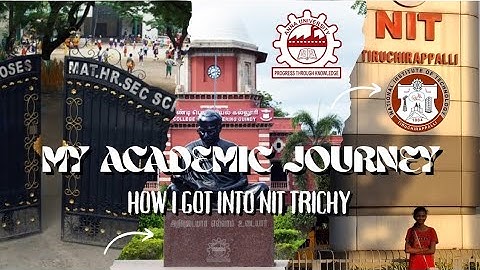 HOW I GOT INTO NIT TRICHY | B.ARCH 2025 - 2030 | MY COLLEGE COUNSELLING JOURNEY