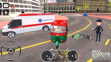 auto rickshaw uber drive🛺tuk tuk auto rickshaw stunt🛺!android games 2023
