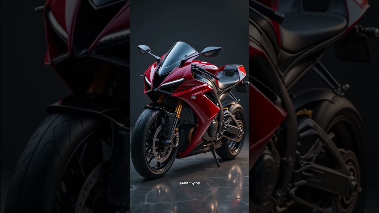 Full-Bike Close-Up: Hyper-Realistic Sport Motorcycle