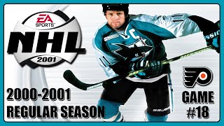 NHL 2001 #18 OF 82 - PHILADELPHIA FLYERS - 2000-01 REGULAR SEASON