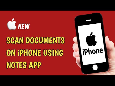 How to scan documents on your iPhone with the Notes app (EASY)