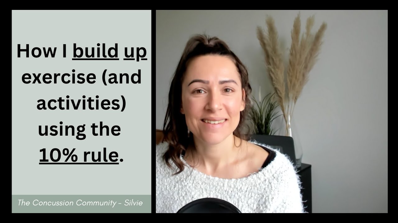 74. 10% rule to build up exercise & activites - YouTube