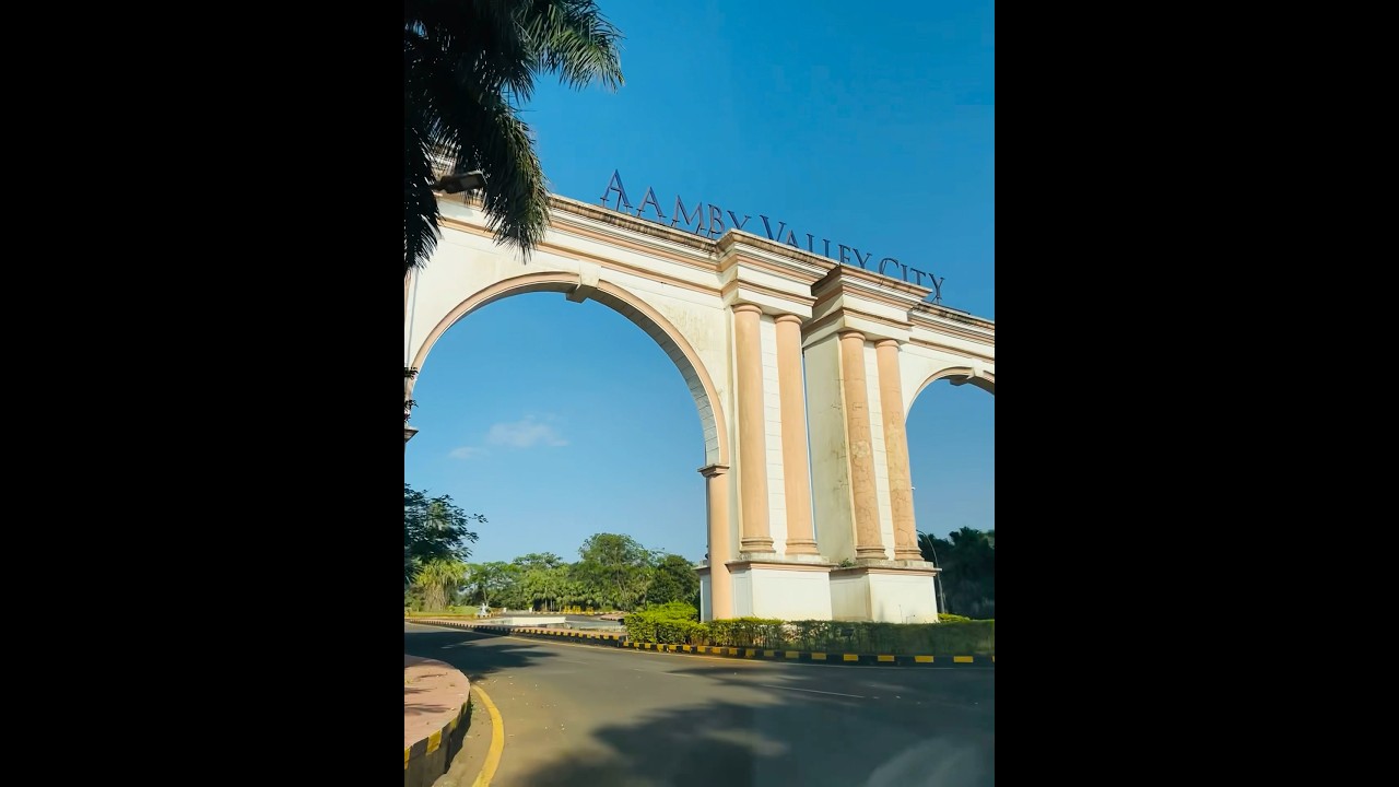 Entry of Aamby valley at lonavala 